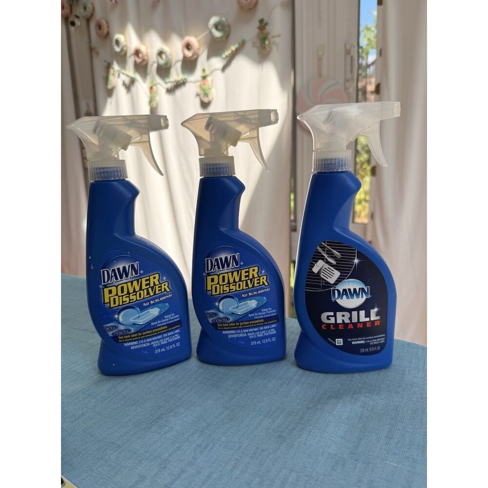 Dawn Grill Cleaner spray 12.8 oz bottle  BBQ  Power Dissolver QTY 3